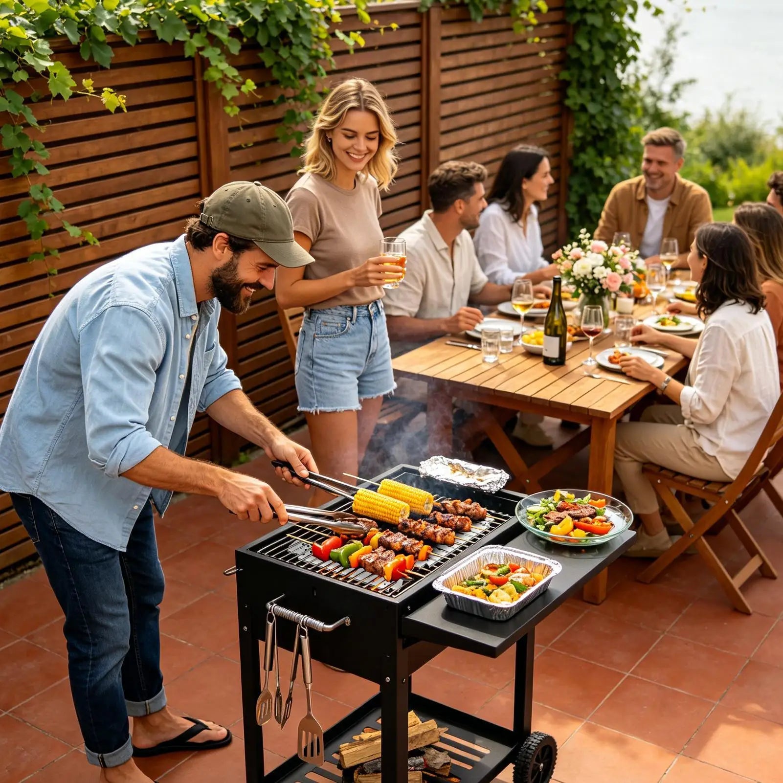 Grill Heat Plates Barbecue Flame Deflector Burner Heat Shield for Patio Backyard Camping Outdoor Picnic, Restaurant Use Peaceful Pleasures Health and Wellness