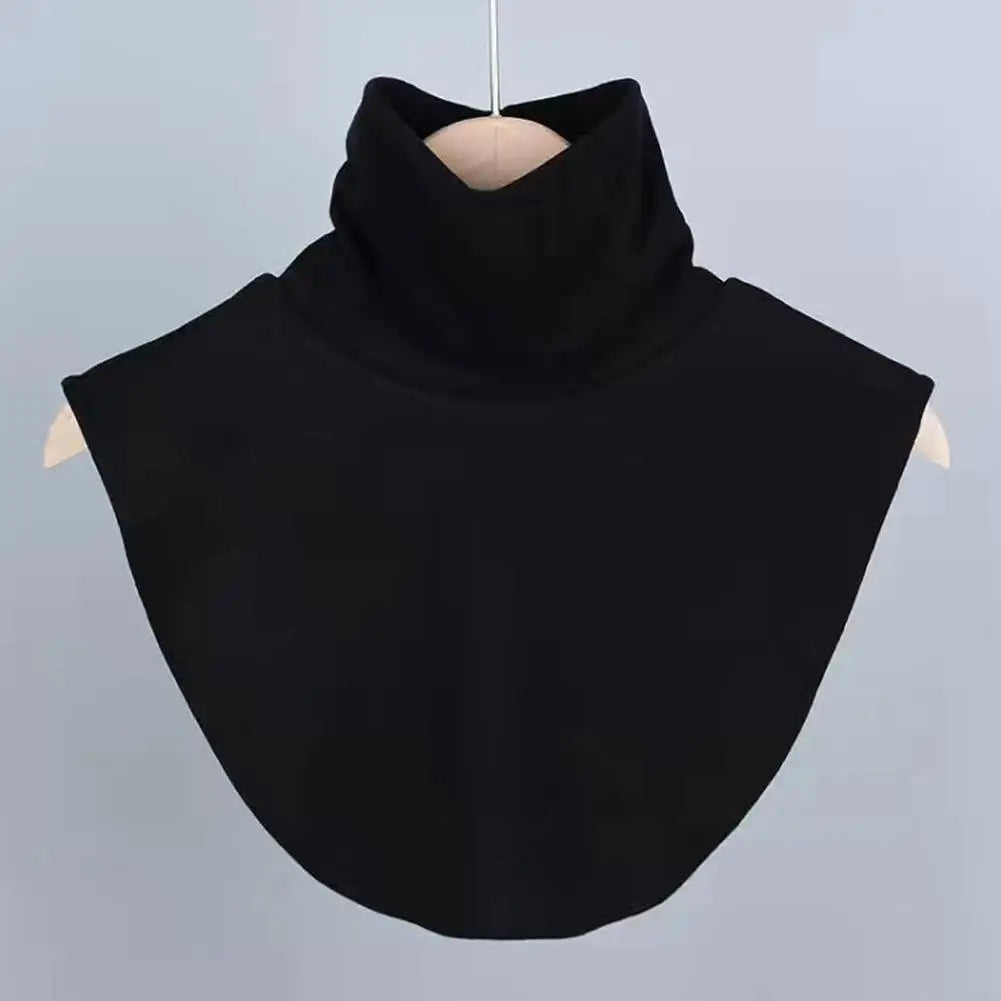 Women's Detachable Turtleneck False Collar – Elastic Knit Neck Cover