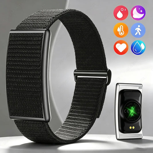 No Screen Smart Watch Men's Sports Outdoors Fitness Heart Rate Monitor 1ATM Waterproof New Smartwatch For Andrio IOS 2025 HW12 Peaceful Pleasures Health and Wellness