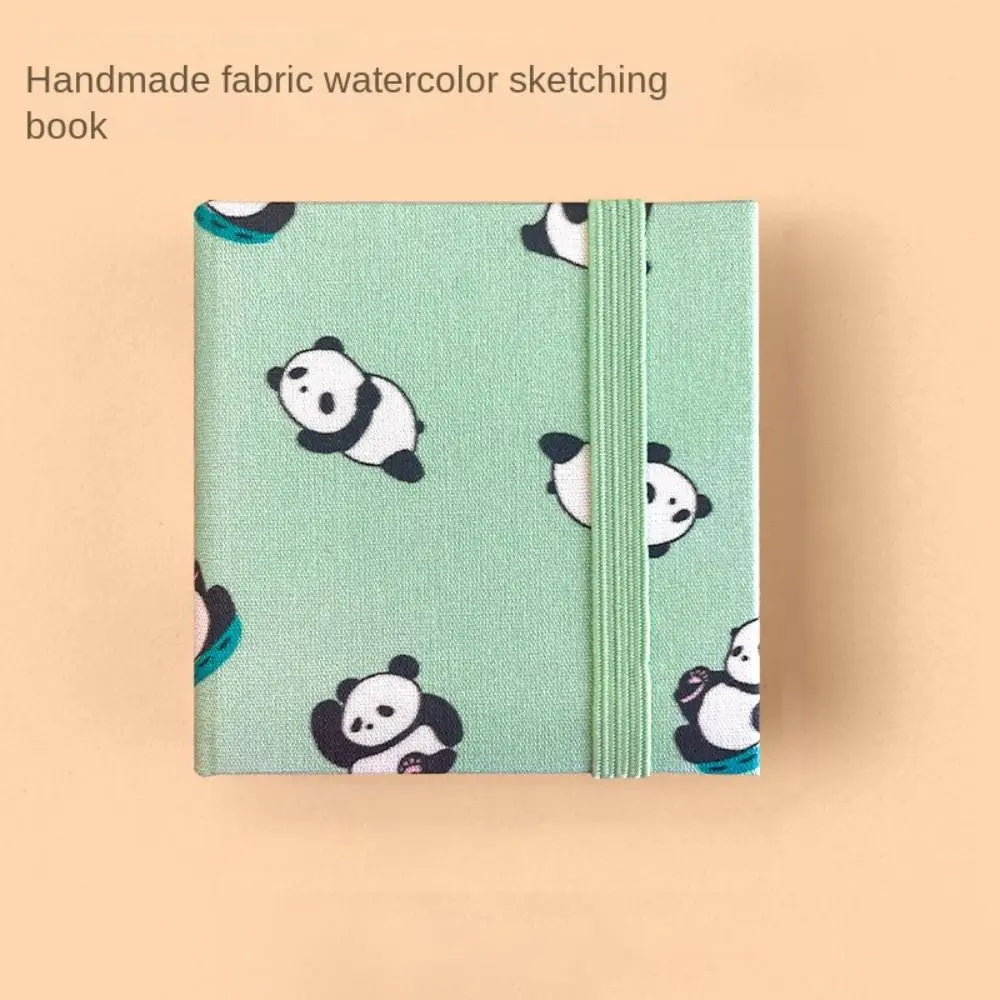 Mini Fabric Watercolor Sketchbook | 20 Sheets 300GSM Square