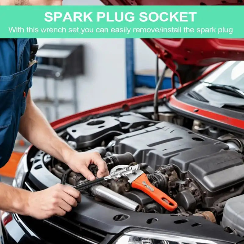 Spark Plug Sleeve T-shape 16/18/21mm Auto Motorcycle Spark Plug Removal Tools 4PCS Auto Repair Tool Set Removal Tool Peaceful Pleasures Health and Wellness