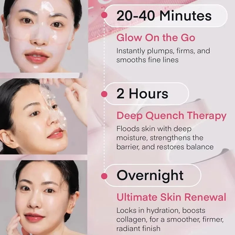 SADOER Collagen Facial Mask – Hydrate, Firm & Brighten Skin