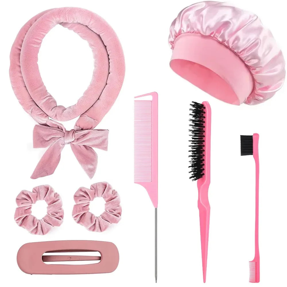 Heatless Hair Curler Set – Overnight Curls, No Heat Damage