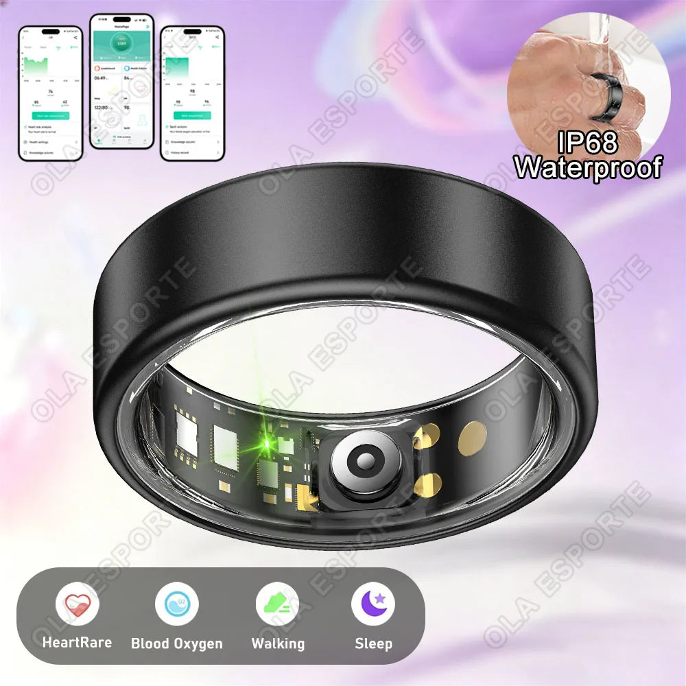 Smart Ring – Heart Rate, SpO₂ & Sleep Tracker | 5ATM