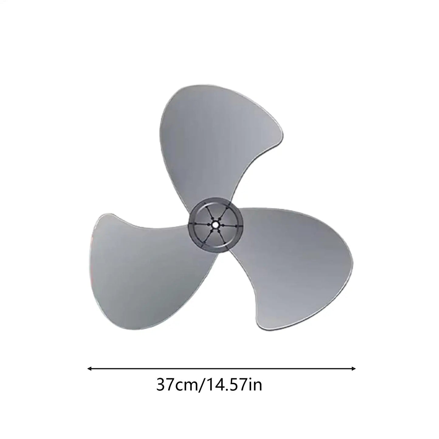 16-Inch Universal Replacement Fan Blades with Nut Cover | 3-Leaf