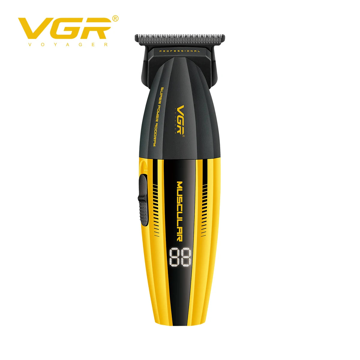 VGR professional high-end hair clipper metal mecha wind men's electric push hair salon home oil head carving pusher V-285T Peaceful Pleasures Health and Wellness