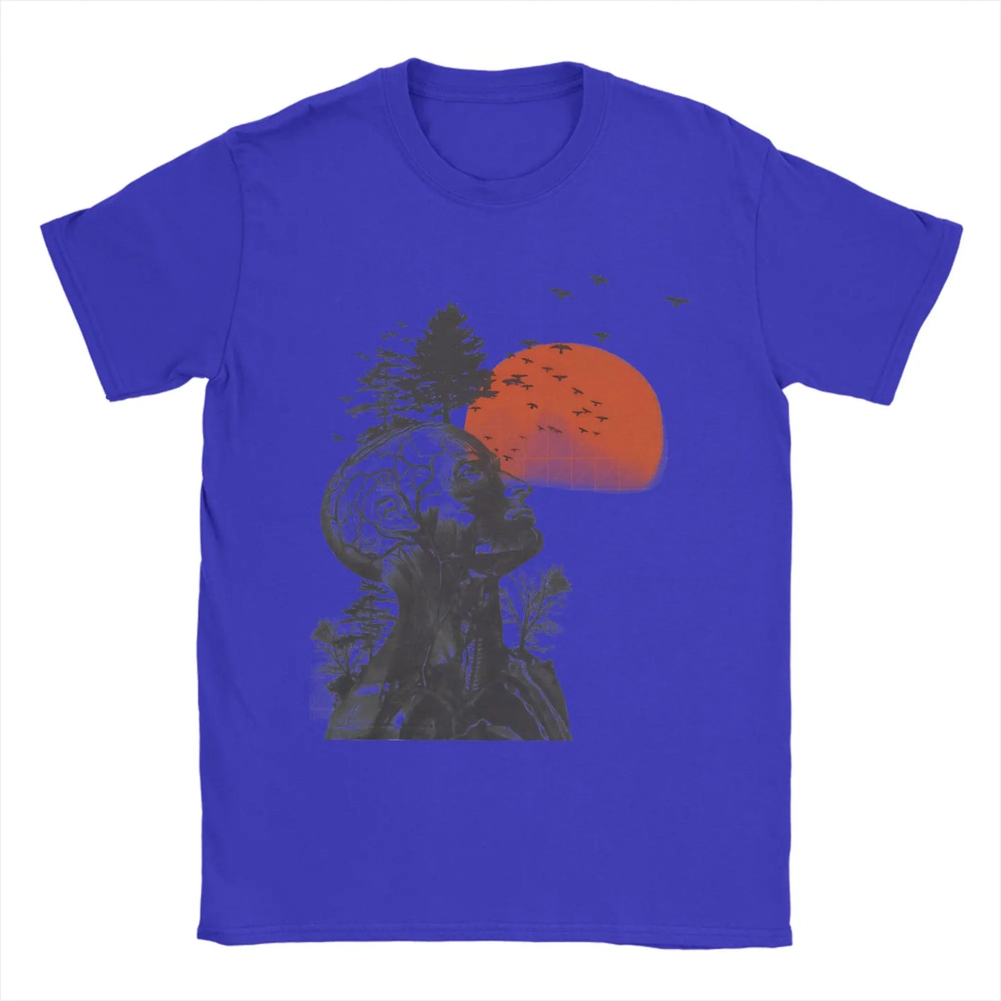 Men's T-Shirt Alan Hangover Awesome Pure Cotton Tee Shirt Short Sleeve T Shirts Round Collar Clothes Summer Peaceful Pleasures Health and Wellness