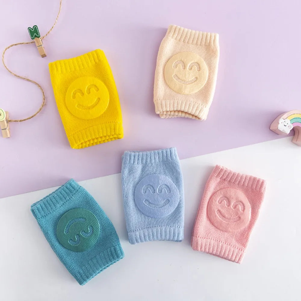 Baby Accessories Knee Pads Leg Warmer Gaiter Smile Girl Boy Kids Crawling Elbow Kneepad Slips Toddlers Infant Legging Elbow Peaceful Pleasures Health and Wellness