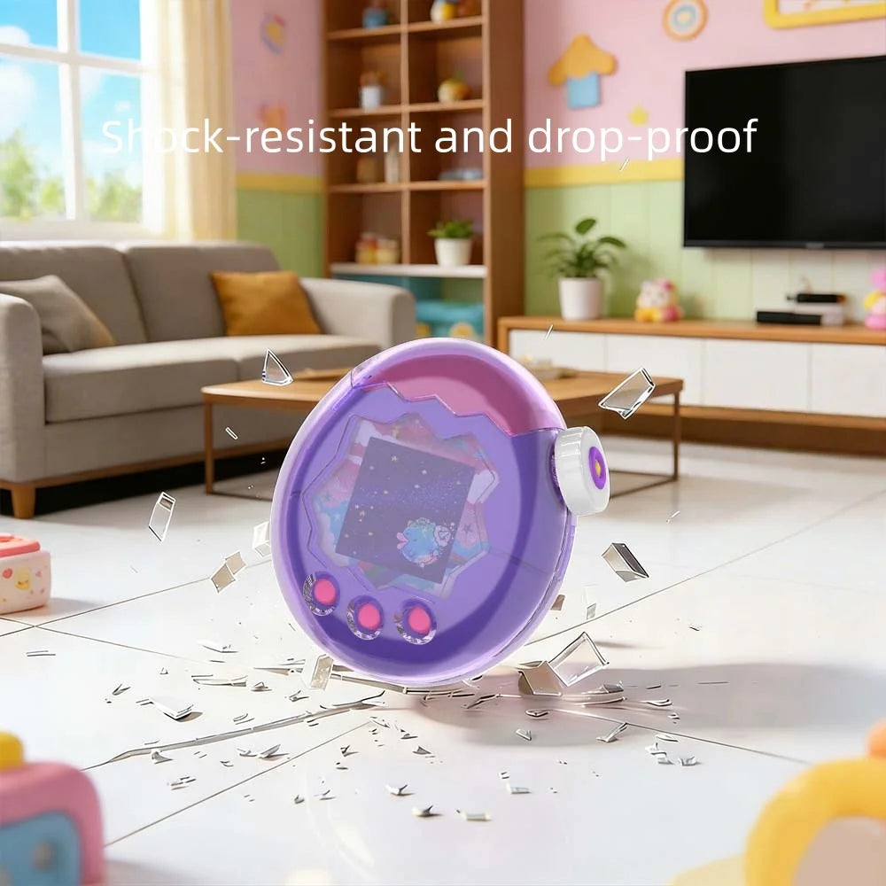 One-Piece Shell Design Protective Case For Tamagotchi Paradise Transparent Design With A Sleek And Elegant Appearance Peaceful Pleasures Health and Wellness