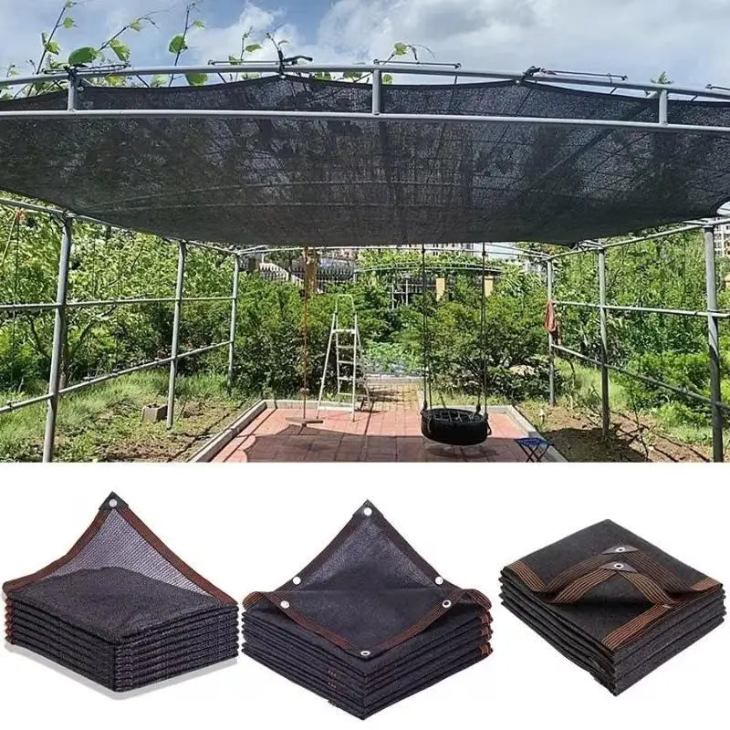 Black HDPE Sun Shade Net – 90% UV Protection Garden & Patio