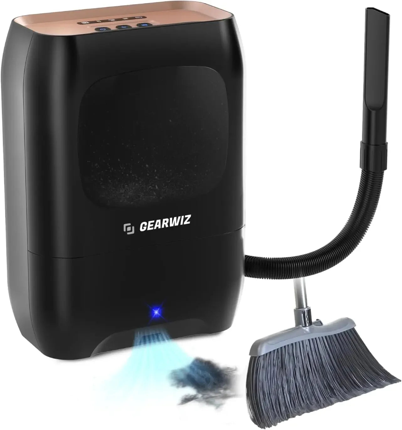 Touchless Electric Vacuum Dustpan with Nozzle – Hands-Free Floor Cleaning Peaceful Pleasures Health and Wellness United States