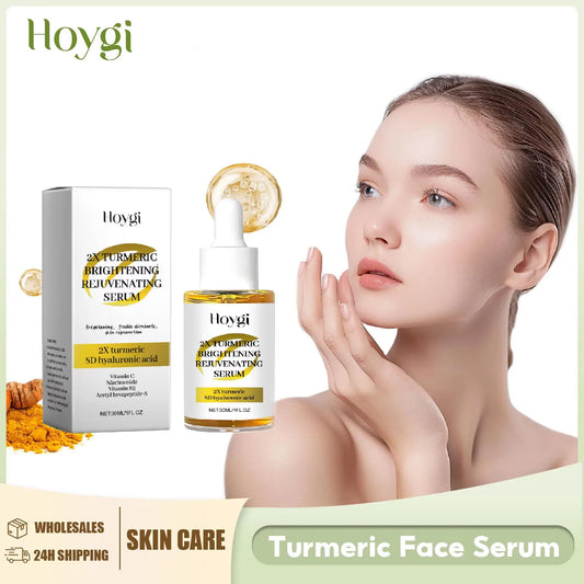 Turmeric Serum Dark Spot Corrector Moisturizing Replenishment Brightening Anti Oxidant Smoothing Pores Hyaluronic Acid Essence Peaceful Pleasures Health and Wellness