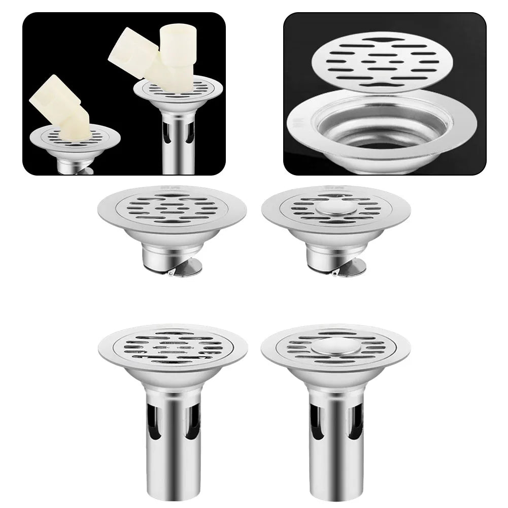 Stainless Steel Anti-Odor Floor Drain Shower Strainer 10cm