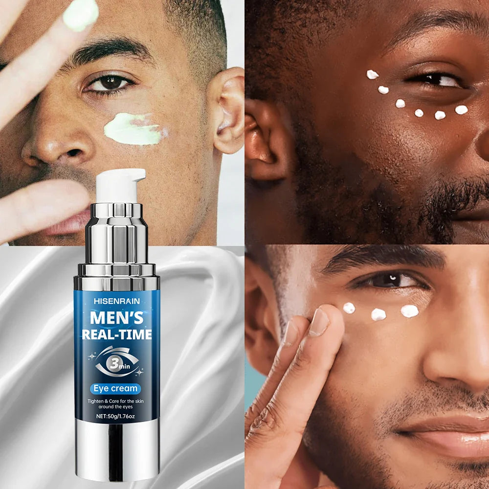 HISENRAIN Men's Anti-Aging Eye Cream – Dark Circles & Wrinkles
