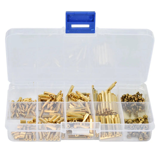 Standoff Assortment Kit Tough Practical Strong Brass Standoff Convinient M2 with a Box for Industry for Home Peaceful Pleasures Health and Wellness Default Title