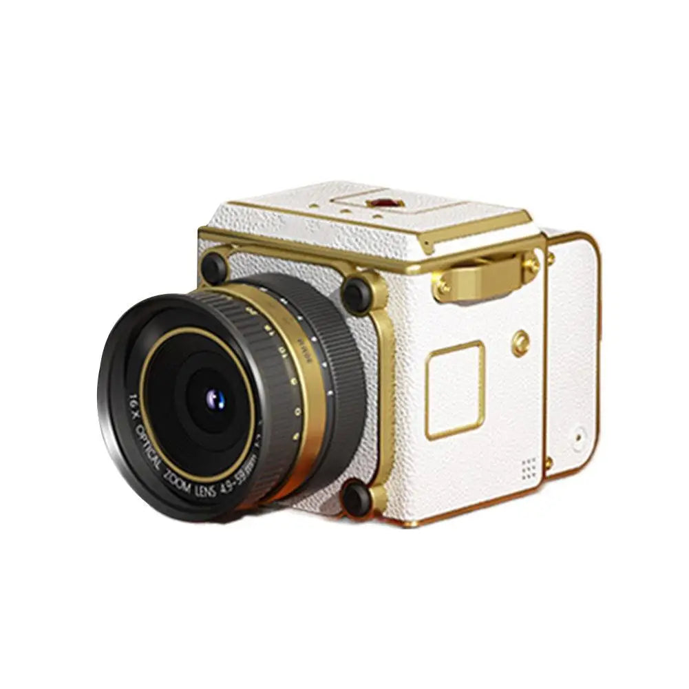Retro 4K CCD Digital Camera – Dual-Lens Vintage Compact