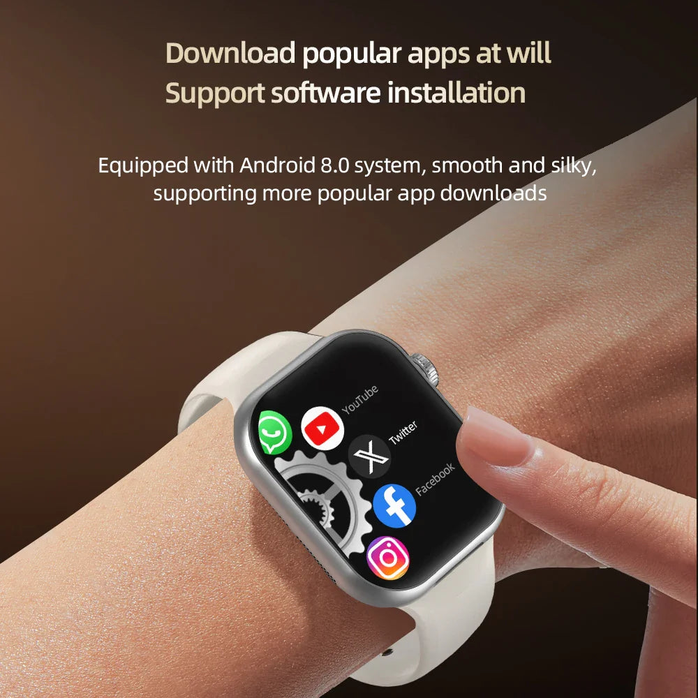 GOLDENSPIKE VP39 Android 12 4G Smart Watch | GPS, NFC, 8MP Camera
