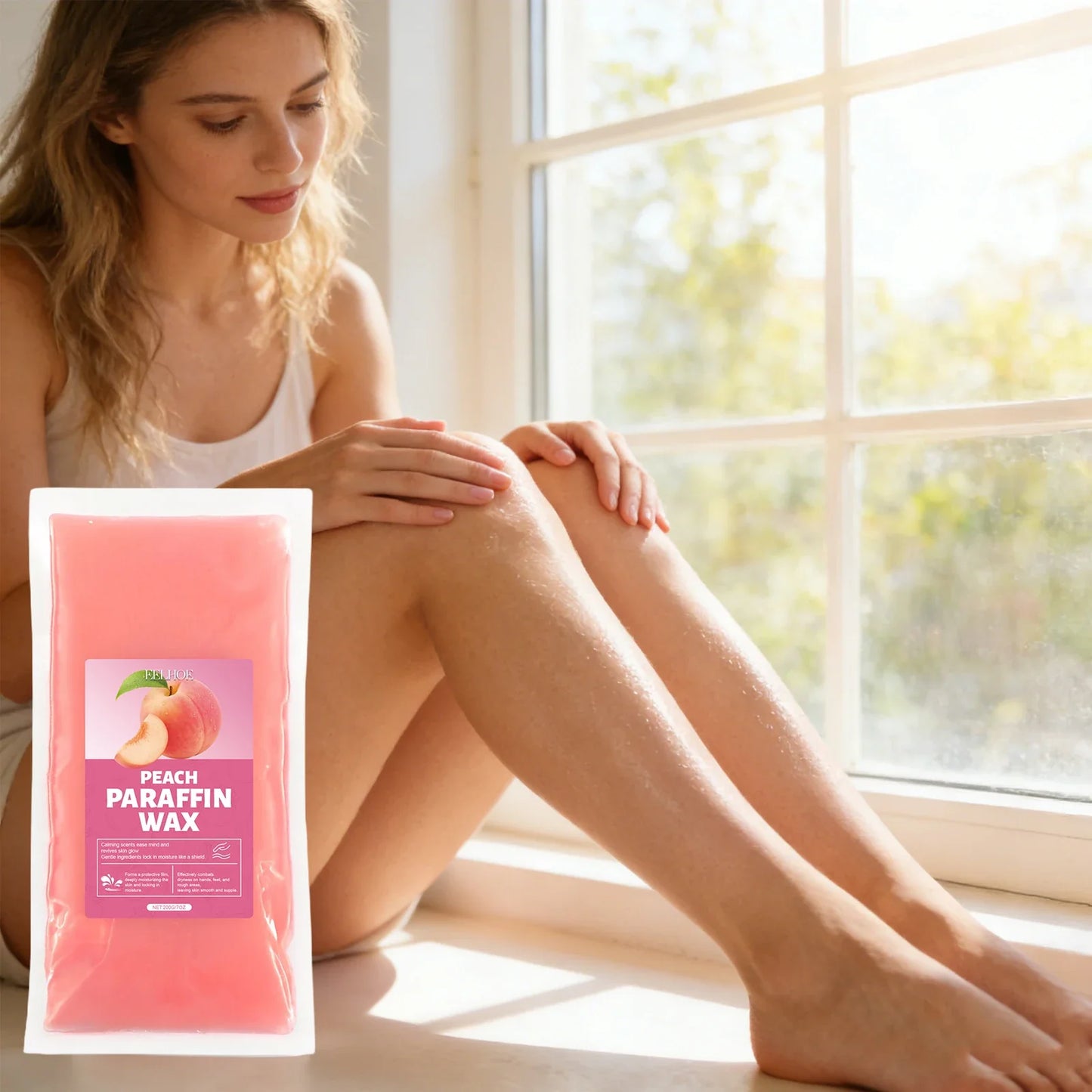 Eelhoe Peach Paraffin Hand & Foot Wax Mask – Moisturizing Spa