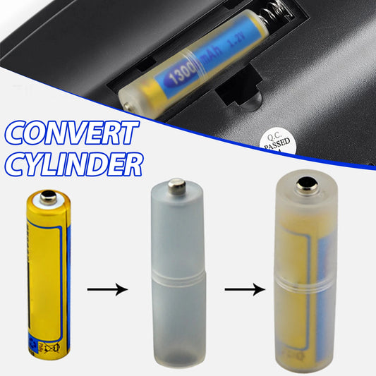 4pcs AAA To AA Size Battery Converter Adapter Batteries Holder Durable Case Switcher Peaceful Pleasures Health and Wellness