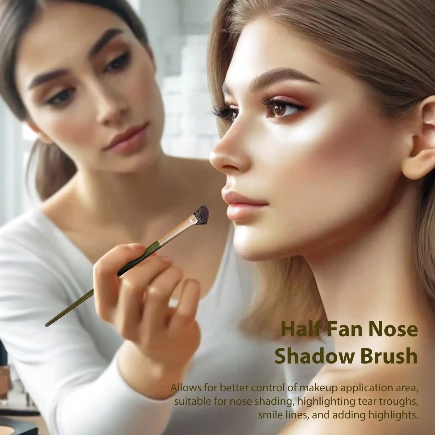 Contour & Highlighter Makeup Brush Set – 2 or 4 Pack