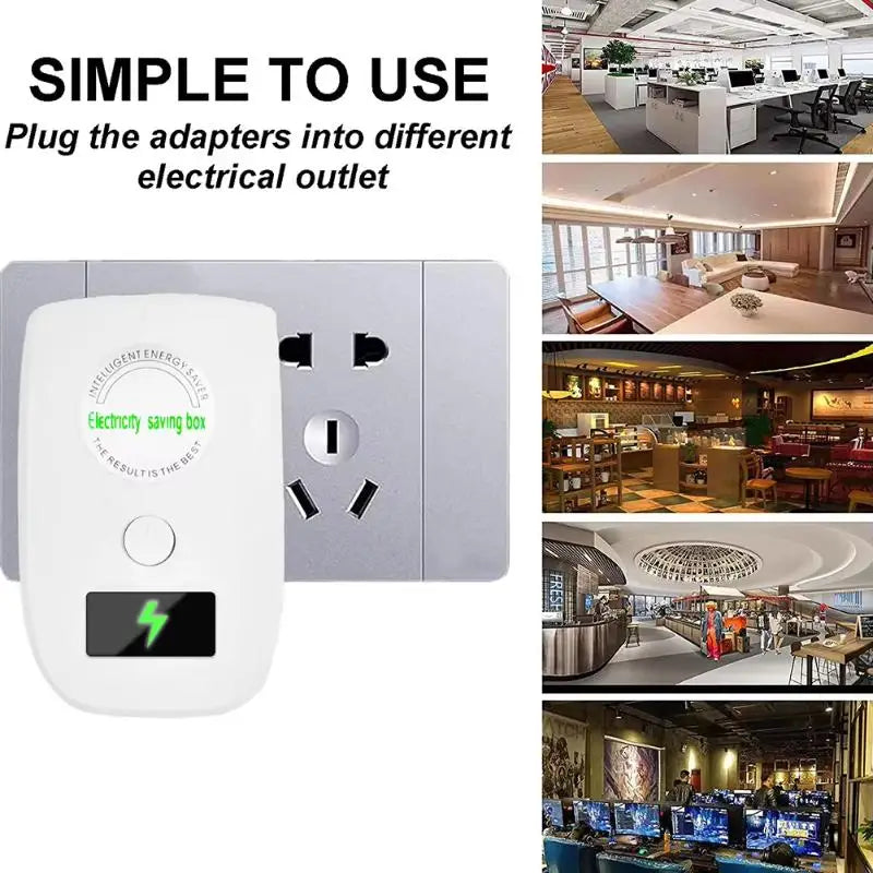 HELTC Electricity Saving Box | Voltage Stabilizer Plug