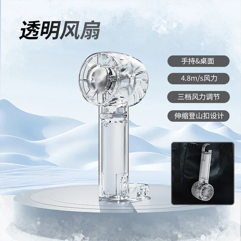 URGGU Handheld Mini Turbo Cooling Fan – 3 Speed, USB Portable