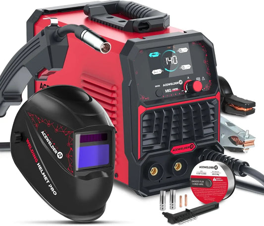 140A Portable Welder – 3-in-1 MIG/TIG/Stick with LED Display Peaceful Pleasures Health and Wellness United States