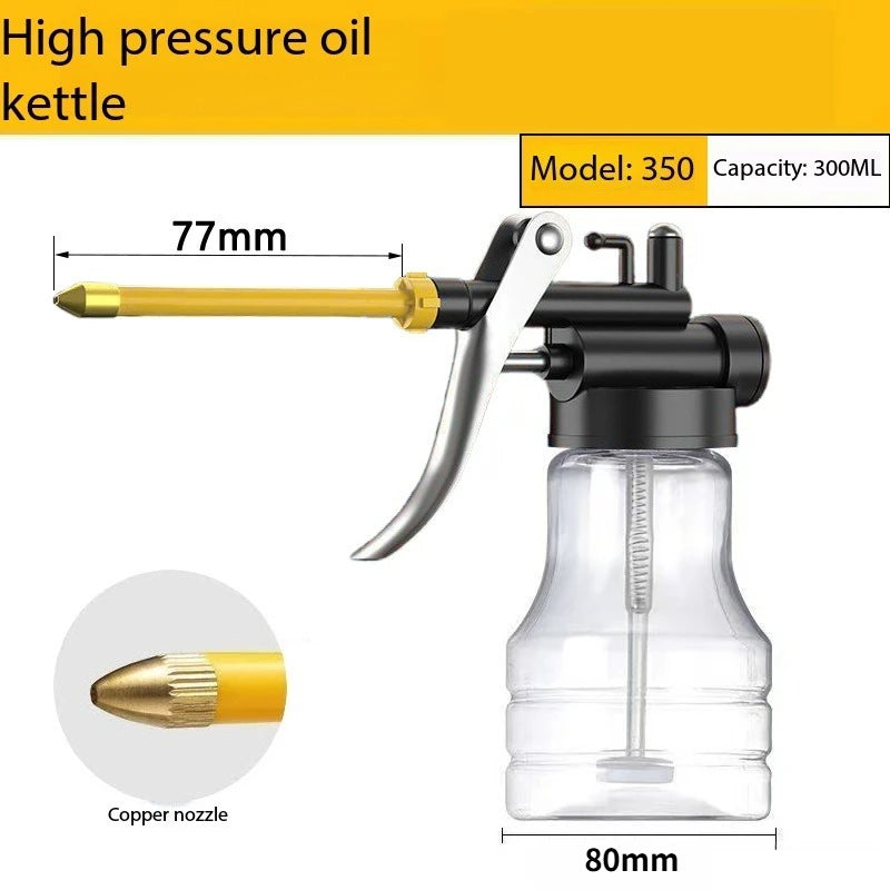 300ml High-Pressure Oil Bottle Copper Nozzle – Universal Car Lube Oil Applicator Bottle Peaceful Pleasures Health and Wellness