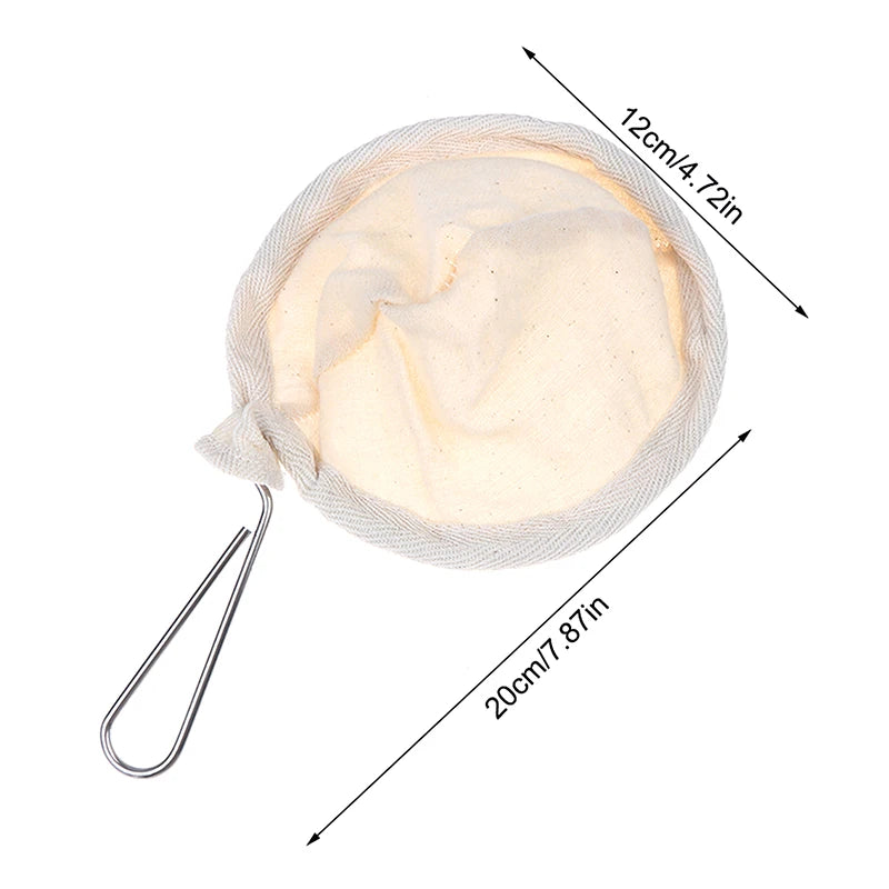 Reusable Coffee Cloth Strainer & Tea Filter Mesh Basket