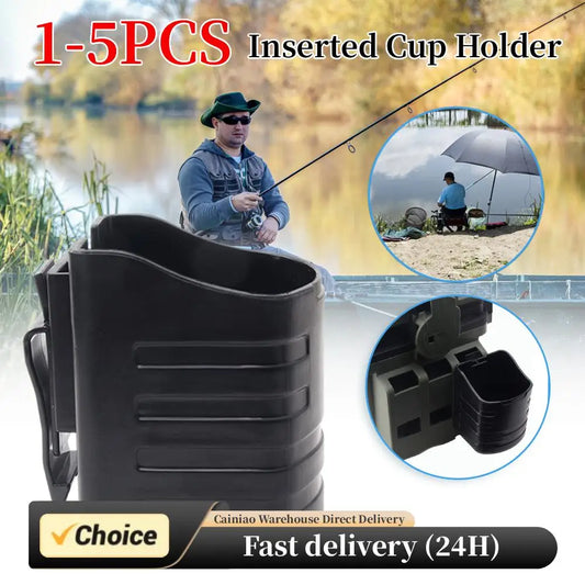 Fishing Barrel Accessory For Meiho Box Vertical Inserted Cup Holder Bottle Raft Beverage Cans Container Box Side Mounts Cup Peaceful Pleasures Health and Wellness