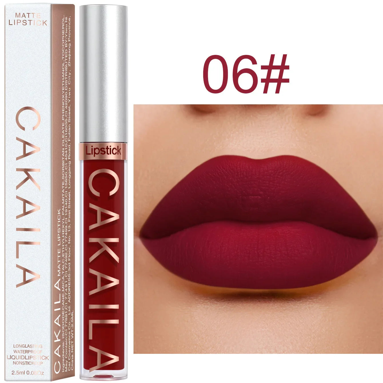 18-Color Matte Waterproof Lipstick – Non-Transfer Lip Gloss Set
