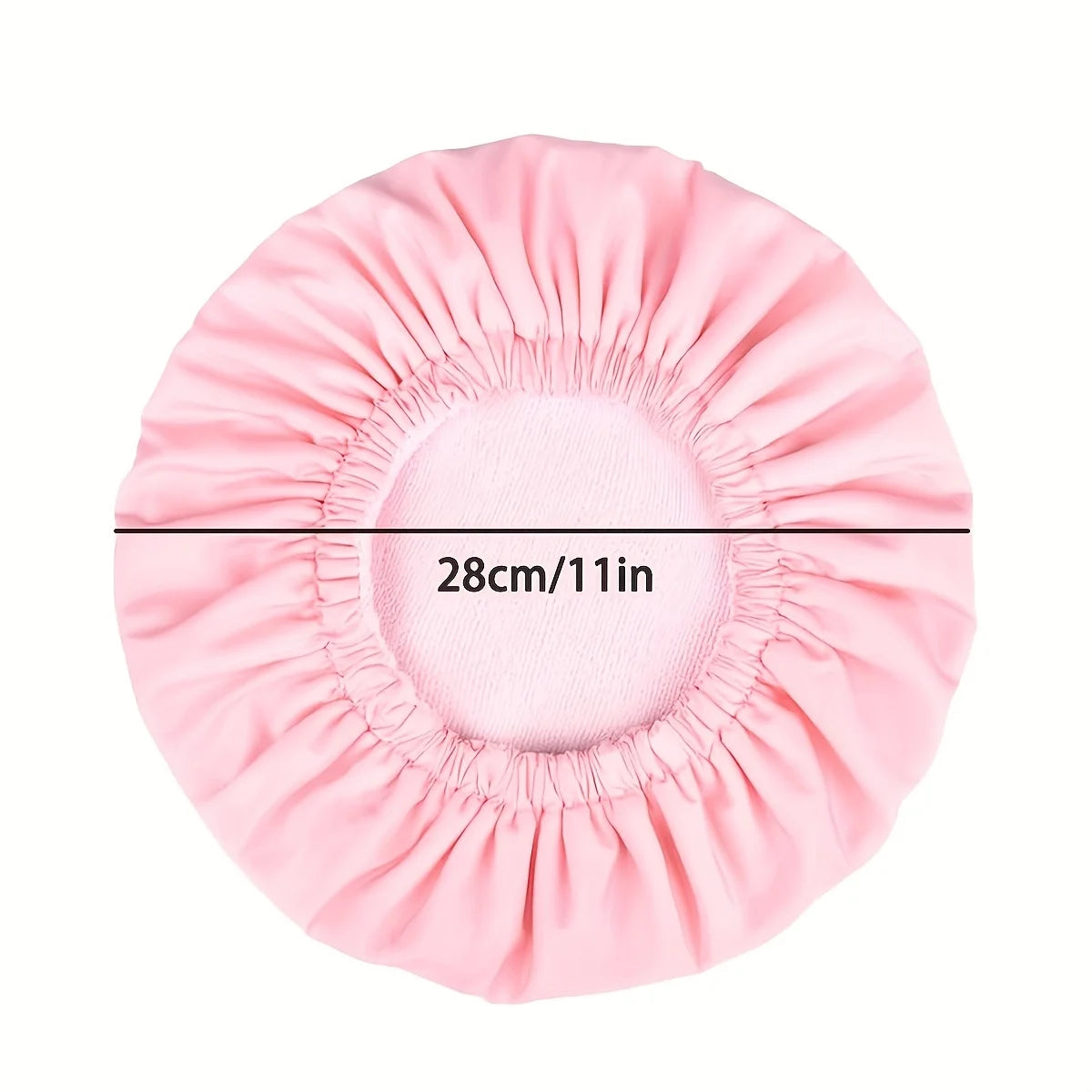 Terry Lined Shower Cap for Women – Large Reusable Waterproof Shower Cap Peaceful Pleasures Health and Wellness