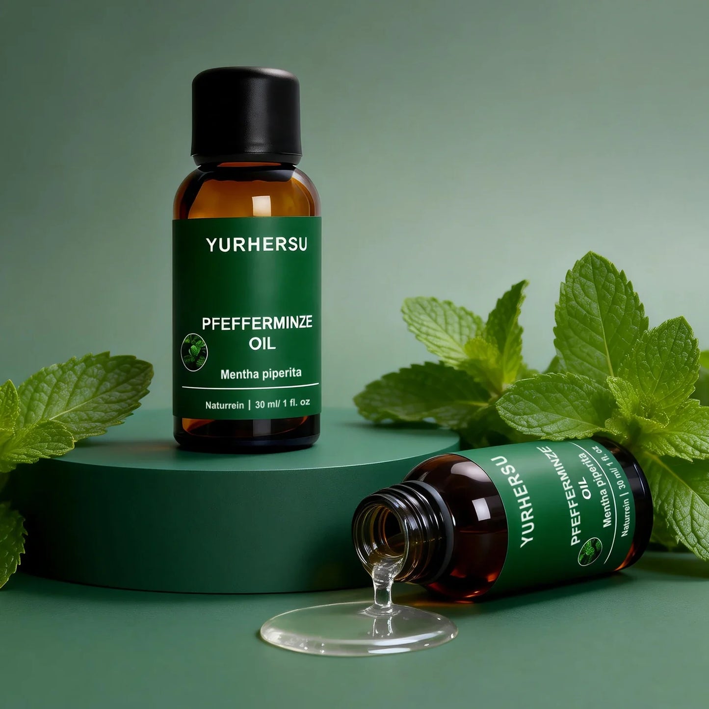 Pure Peppermint Essential Oil 30ml – Focus, Clarity & Cooling