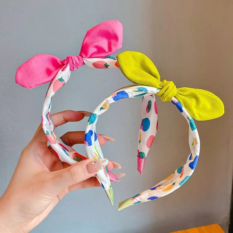 Girls Strawberry Headband – Cute Kids Hair Hoop Accessory