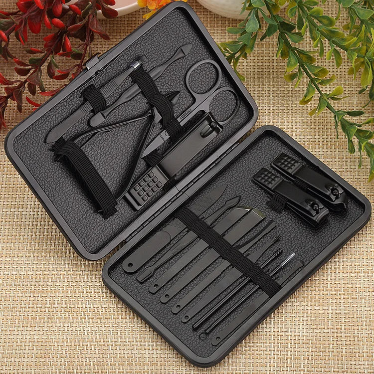 Deluxe Manicure & Pedicure Kit – Stainless Steel Nail Care Set