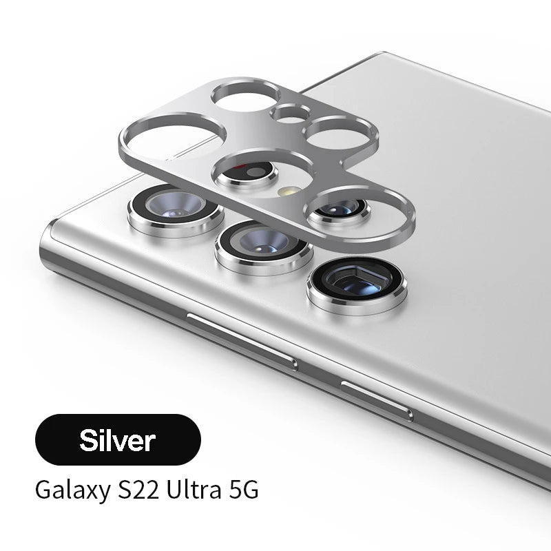 Camera Lens Protector for Samsung Galaxy S23 Ultra Accessories Cell Phone Lens Film for Samsung S22 Ultra Camera Protective Film Peaceful Pleasures Health and Wellness Silver for S22 Ultra