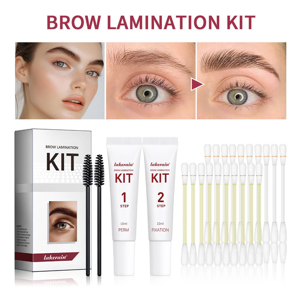 Professional Eyebrow Laminated Kit Eyebrow Laminated Kit Brow Lift Brow Lamination Eyebrow Semi-permanent Machine Brow Lift Peaceful Pleasures Health and Wellness army green