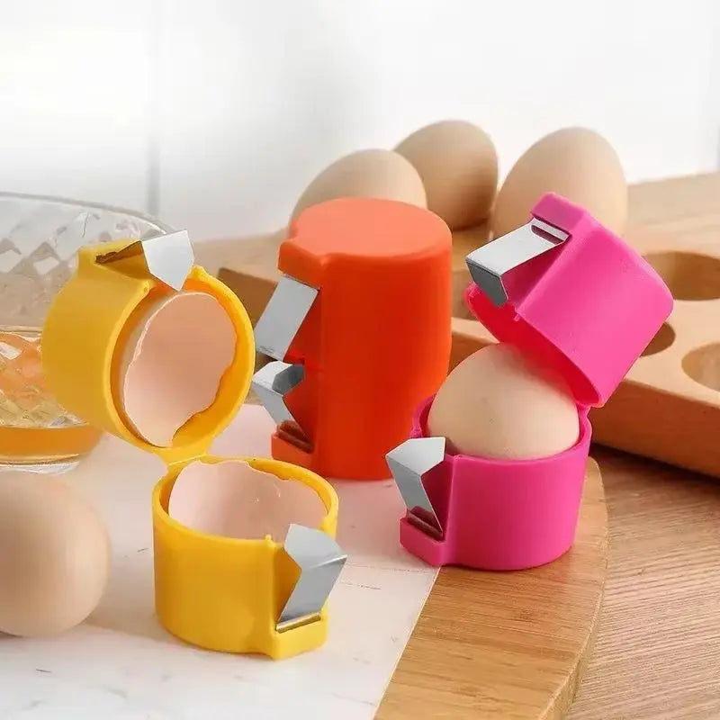 2026 New Egg Shell Opener Egg Raw Egg Cracker Separator Filter Beater Household Kitchen Baking Tools Kitchen Tools liuying Peaceful Pleasures Health and Wellness