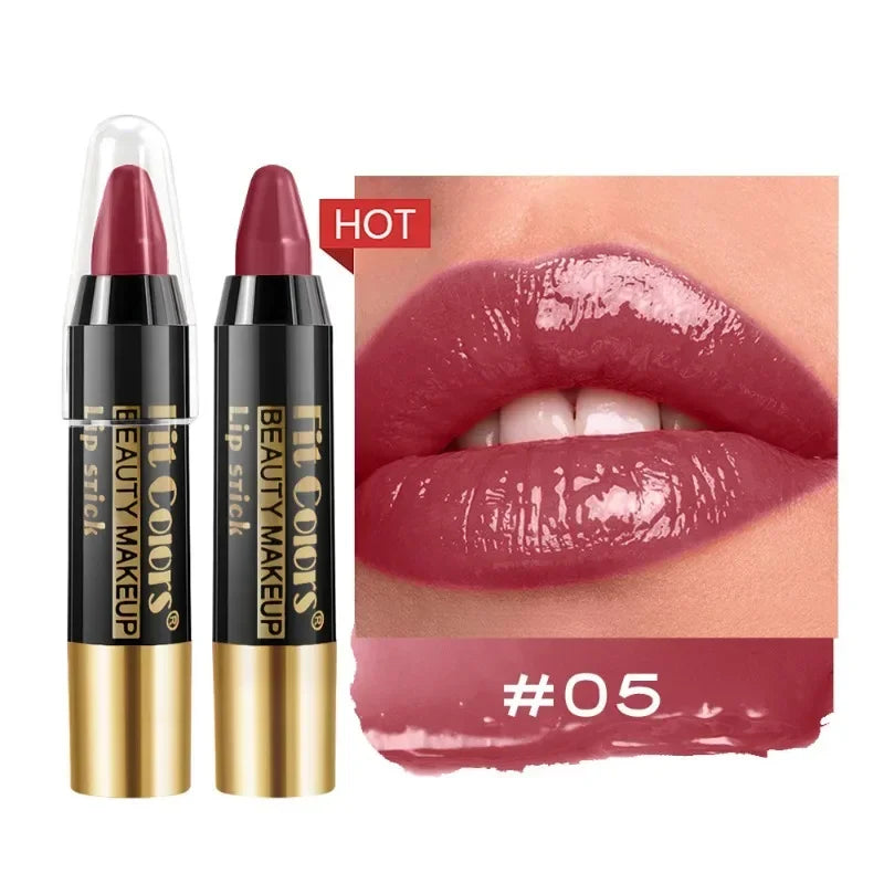 Moisturizing Crayon Lipstick – Velvet Matte & Waterproof