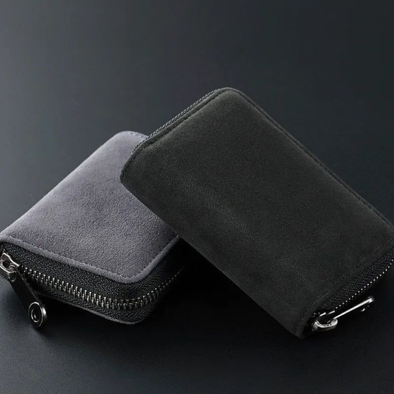 RFID Blocking Card Holder Wallet | Unisex Zipper Organizer
