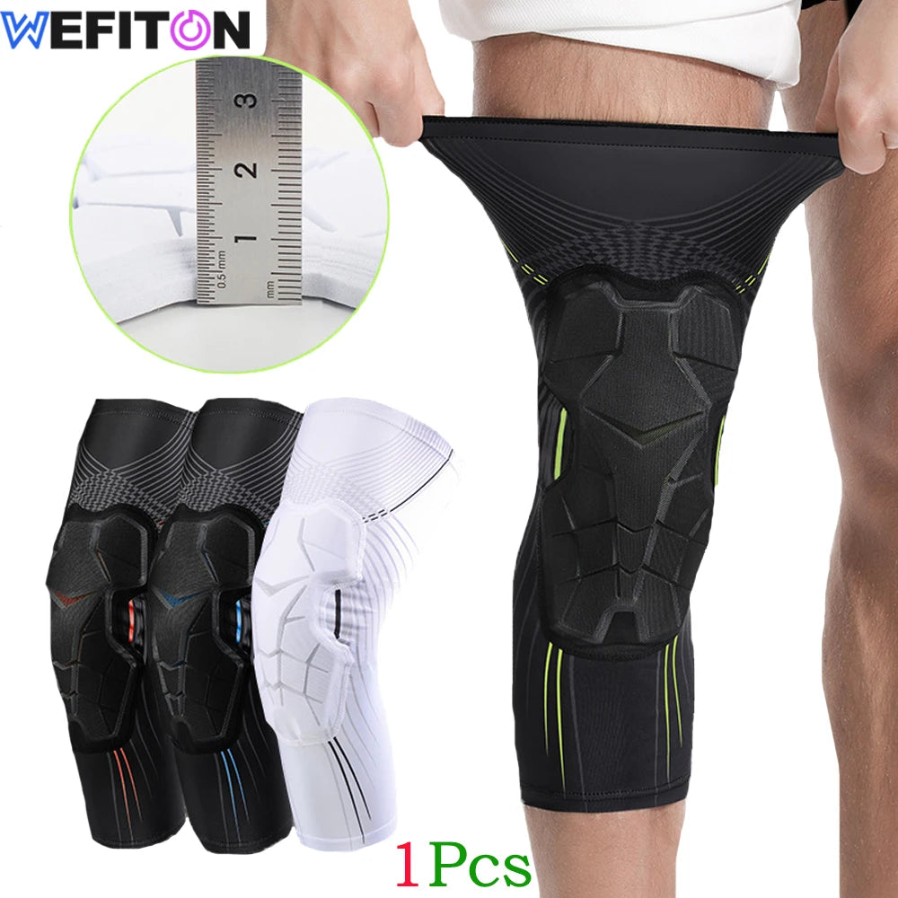 Padded Knee Brace Sleeve for Basketball, Volleyball & Sports Sports Knee Sleeve Peaceful Pleasures Health and Wellness