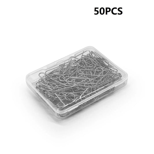 Heat Resistant Nichrome Wire Jump Rings U Shaped Ceramic Hanging Hook Peaceful Pleasures Health and Wellness 50pcs