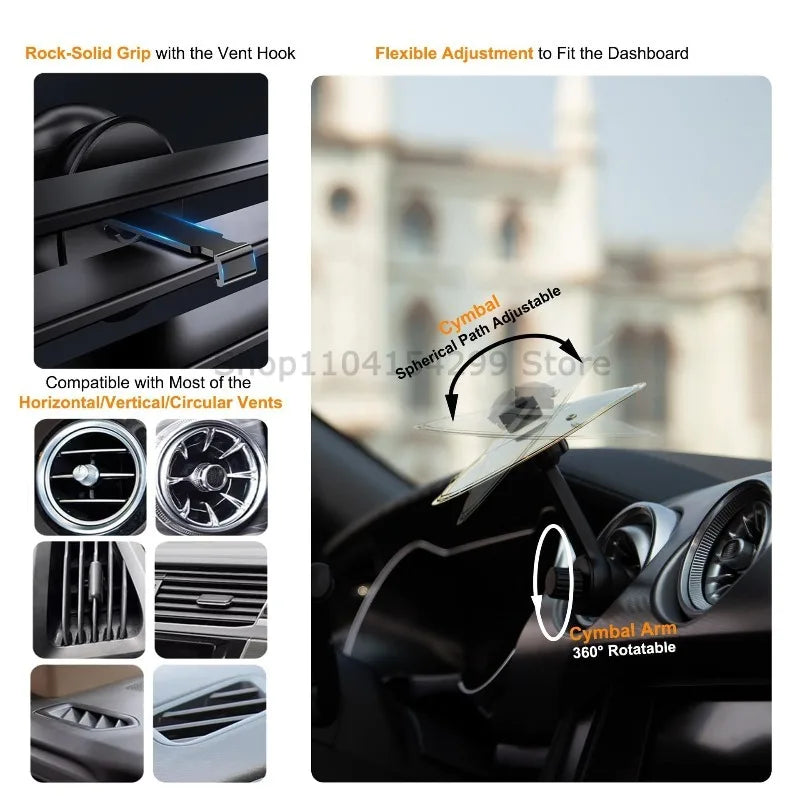 Mini Cymbal Car Vent Decoration | Music-Themed Interior Accessory Car Vent Decoration Oasis Select