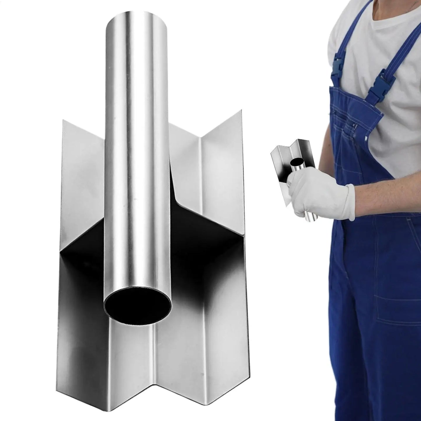 Stainless Steel Finishing Trowel | Drywall Plastering Tool