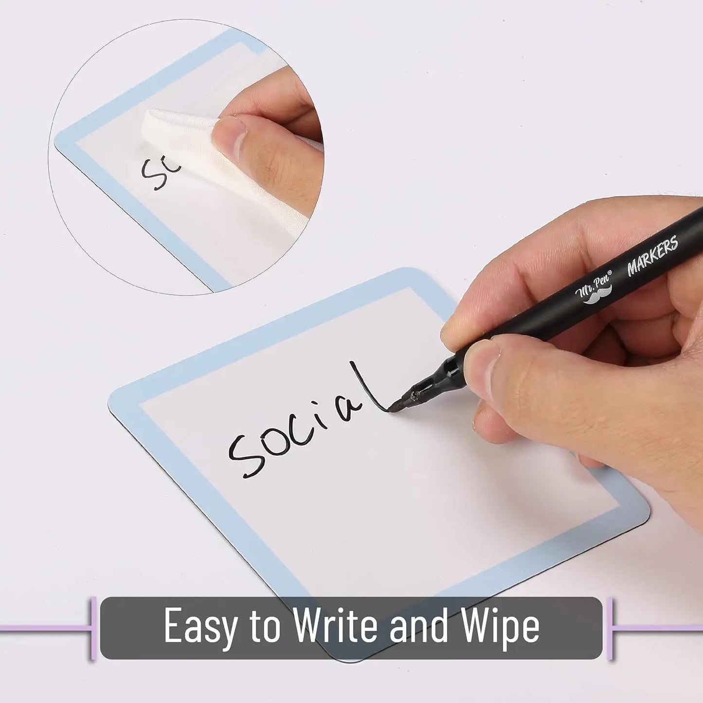 Erasable Magnetic Labels 4 Inches X Suitable Whiteboards