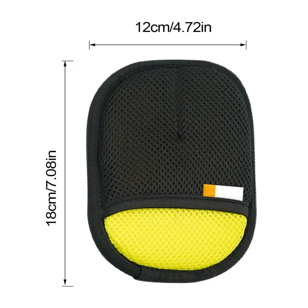Static Removal Gloves For Pet Hair Cat Brush Glove Cats Shedding Massage Grooming Gloves Dog Brush For Scratching Cleaning Peaceful Pleasures Health and Wellness Yellow China Mainland