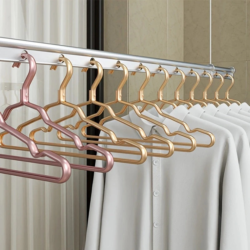 Heavy Duty Metal Clothes Hangers | Smooth Aluminum Coat Hangers Metal Clothes Hangers Peaceful Pleasures Health and Wellness