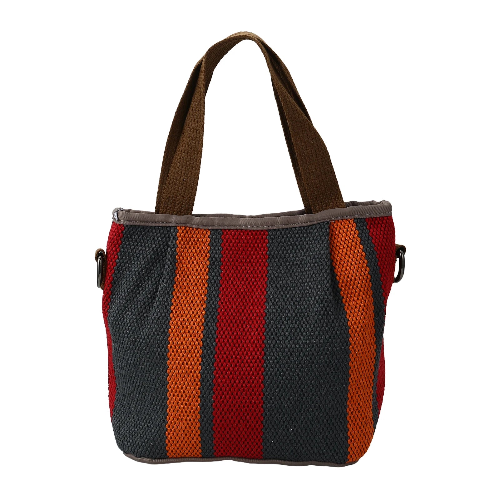 Cotton and Linen Crossbody Bag All-match Trendy Large-Capacity Handbag Gift Option for Wife Mother or Yourself Peaceful Pleasures Health and Wellness GRAY