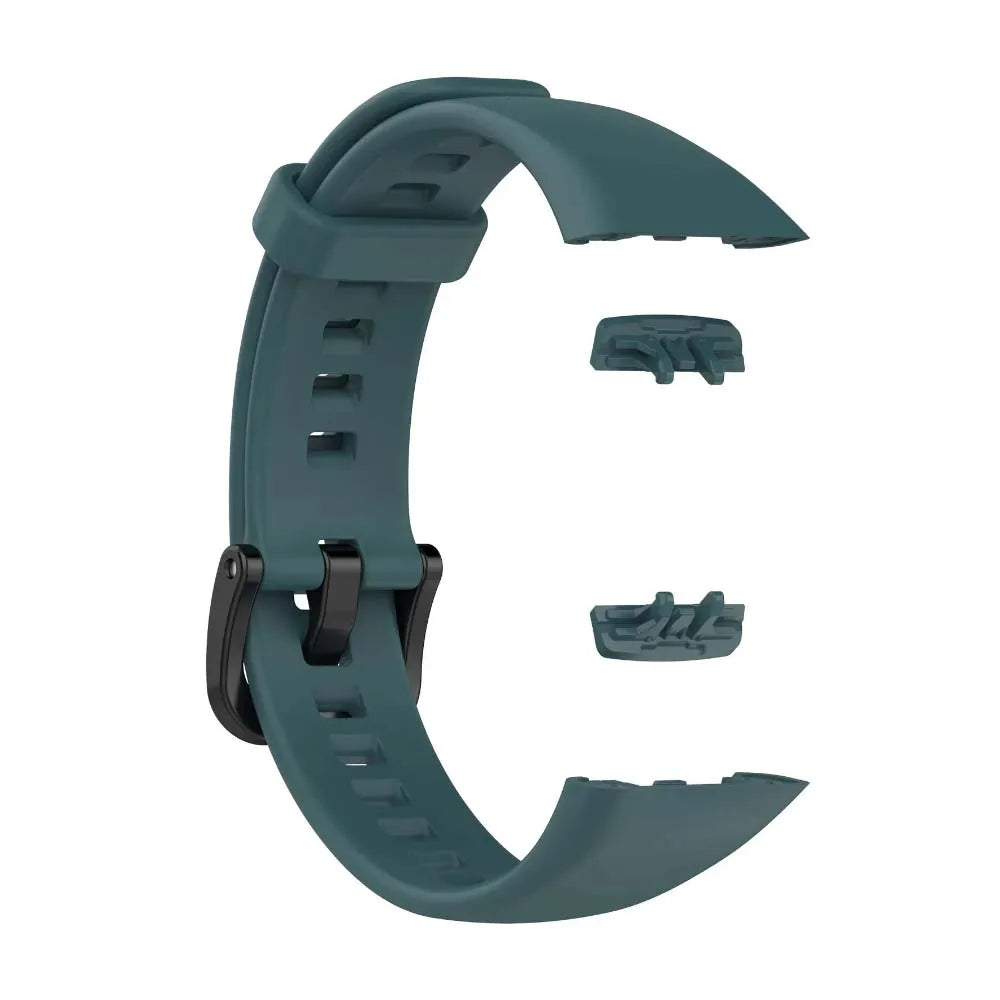 Silicone Replacement Band for Honor Band 6 – Soft & Durable Peaceful Pleasures Health and Wellness Green