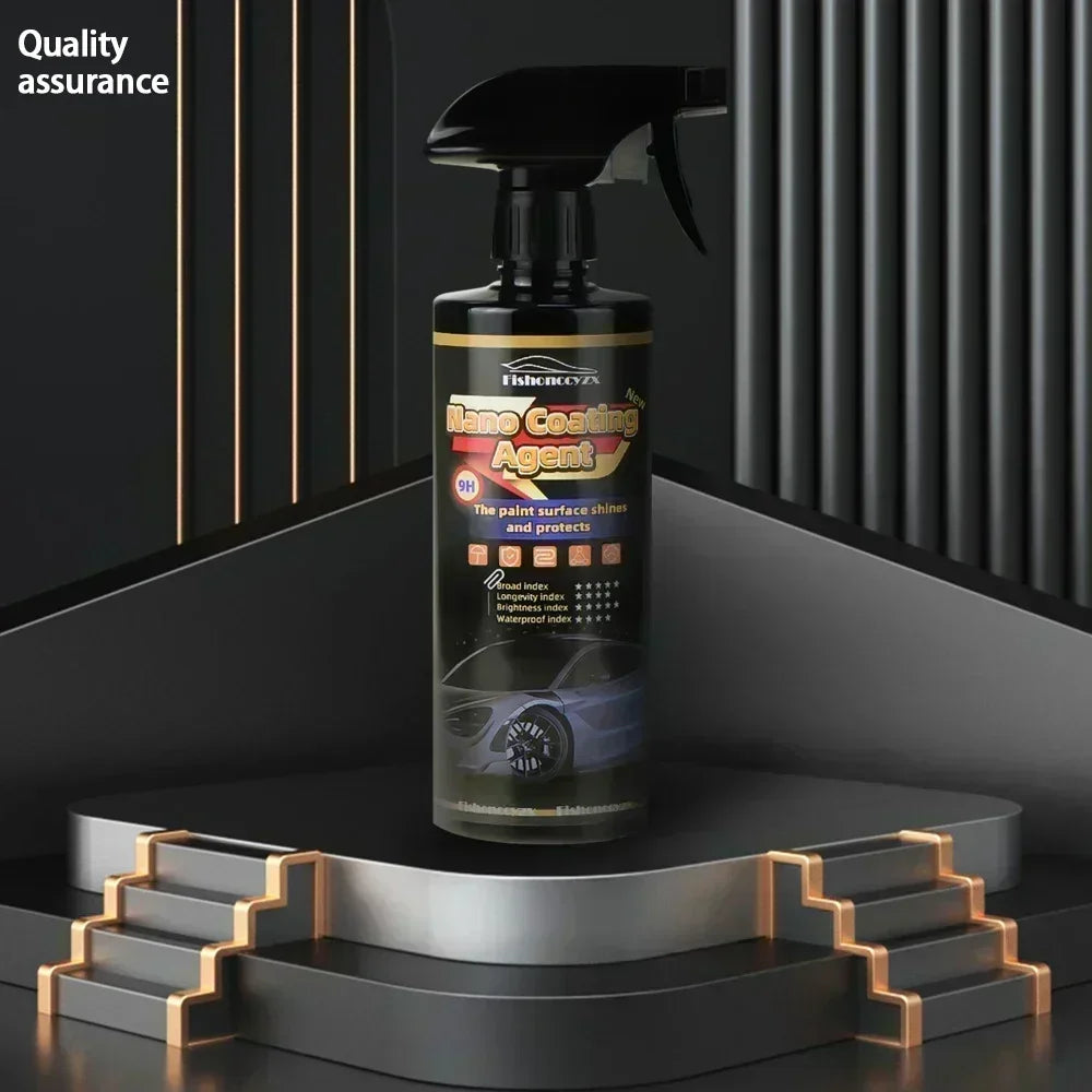 9H Nano Ceramic Car Coating Liquid Glass Plated Crystal Hydrophobic Waterproof Polishing Paint Hardness Car Polish Liquid Peaceful Pleasures Health and Wellness